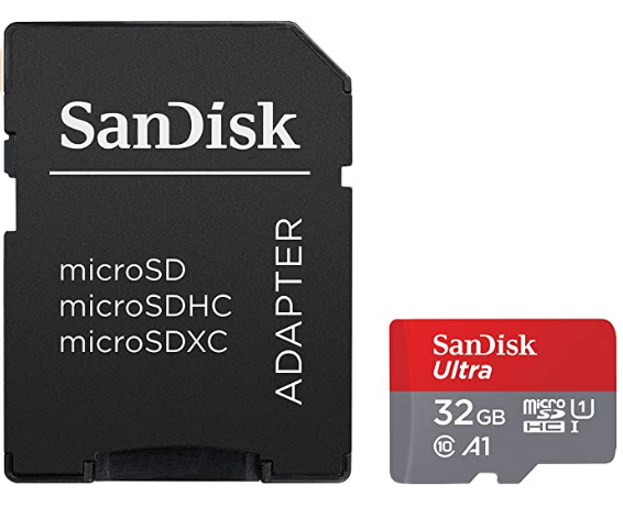 SanDisk 32GB Ultra microSDHC UHS-I Memory Card with Adapter - 98MB/s, ...